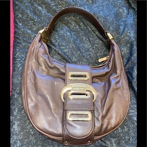 Authentic brown leather Michael Kors bag